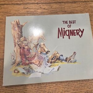 The Best Of Mignery Collection Of Humorous Art Cowboy Vtg P. B. 1st Ed. 4th Prin
